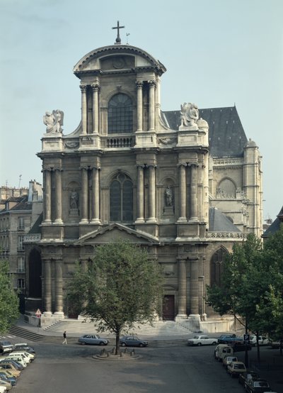 Facciata della Chiesa di Saint-Gervais, costruita 1616-21 da Clement II Metezeau